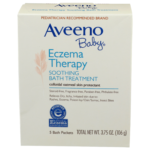 Aveeno Baby Eczema Therapy Soothing Bath Treatment - 0.75 Ounce - 5 Count