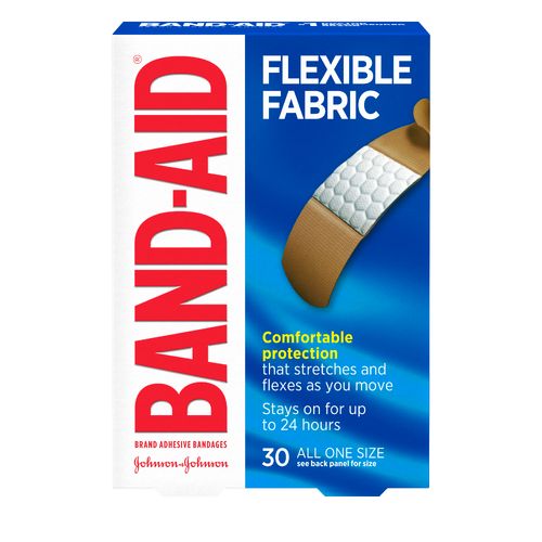 Johnson & Johnson Flexible Fabric Band-Aid - 30 Count