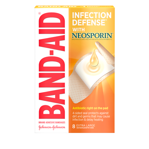 Band-Aid Infection Defense With Neosporin - 8 Count