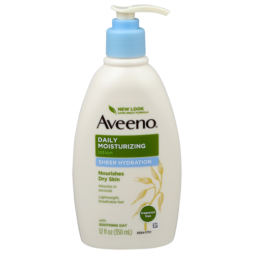 Aveeno With Soothing Oat Daily Moisturizing Lotion - 12 Fluid Ounce