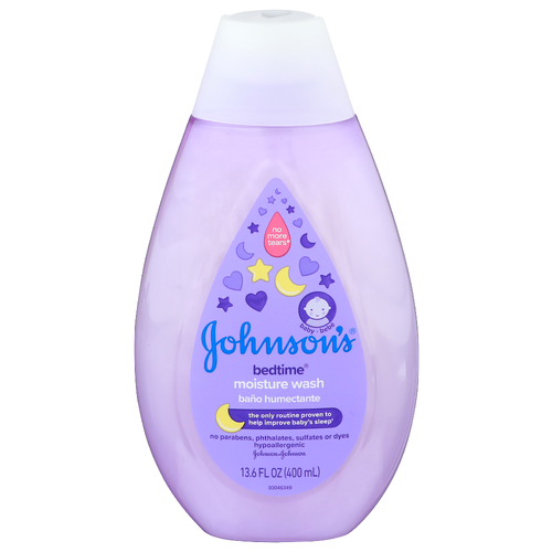 Johnson's Bedtime Baby Moisture Wash - 13.6 Fluid Ounce