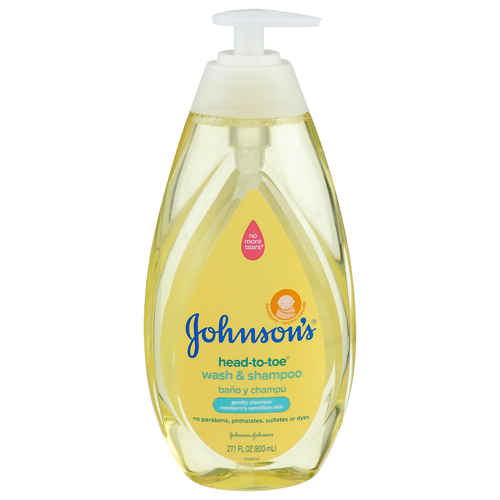 Johnson's Head-To-Toe Wash & Shampoo - 27.1 Fluid Ounce