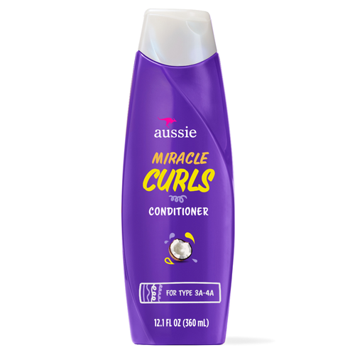 Aussie Miracle Curls Conditioner With Coconut Oil, Paraben Free - 12.1 Ounce Image 1 of 2