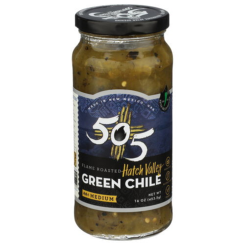 505 Southwestern Medium Dry Roasted Green Chile-Medium - 16 Ounce Image 1 of 4