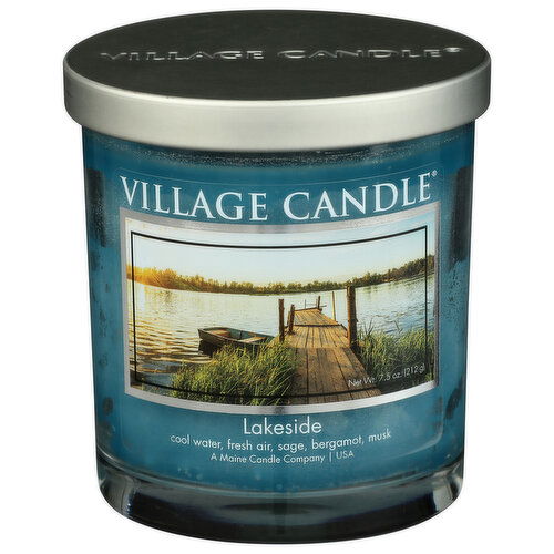 VILLAGE CANDLE Lakeside Small Tumbler - 7.5 Ounce