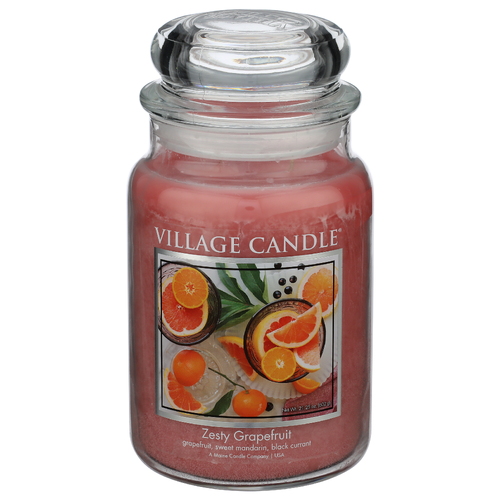 Village Candle Zesty Grapefruit Large Dome - 21.25 Ounce Image 1 of 2