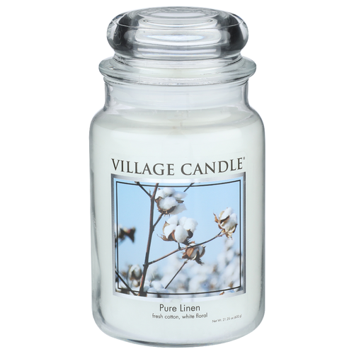 Village Candle Pure Linen - 21.25 Ounce