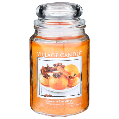 Village Candle Orange Cinnamon - 21.25 Ounce