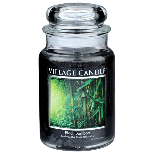 Village Candle Black Bamboo - 21.25 Ounce