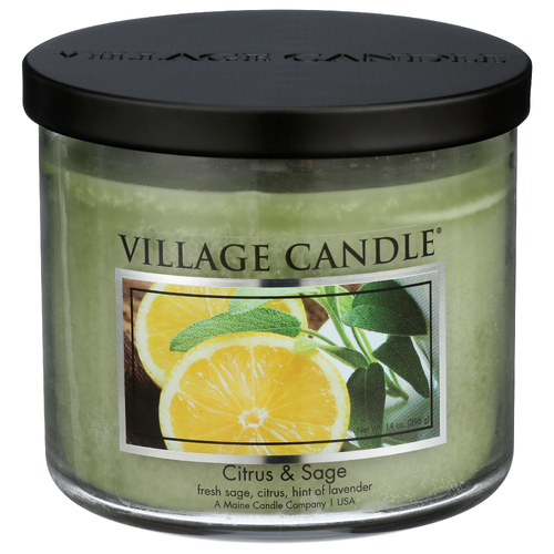 Village Candle Citrus & Sage - 14 Ounce