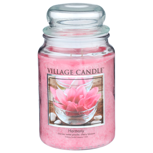 Village Candle Cherries, Sweet Powder, Cherry Blossom Harmony - 21.25 Ounce