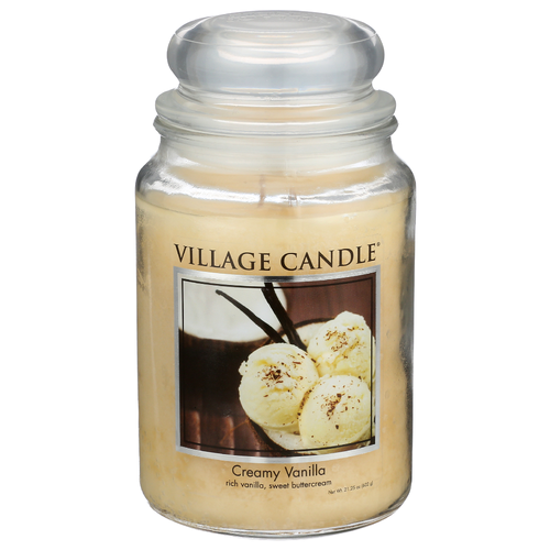 Village Candle Creamy Vanilla - 21.25 Ounce