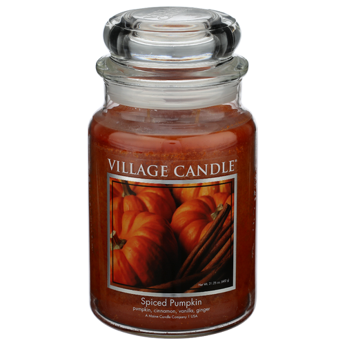 Village Candle Spiced Pumpkin Traditions Large Dome - 21.25 Ounce Image 1 of 2