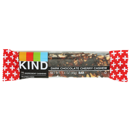Kind Plus Bar Dark Chocolate Cherry Cashew + Antioxidants - 1.4 Ounce