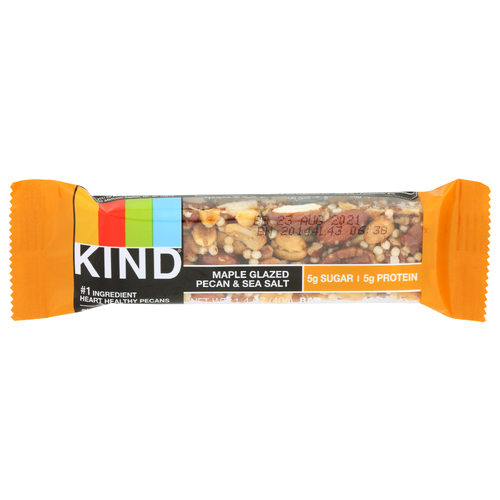 Kind Bar Maple Glazed Pecan Seasalt - 1.4 Ounce
