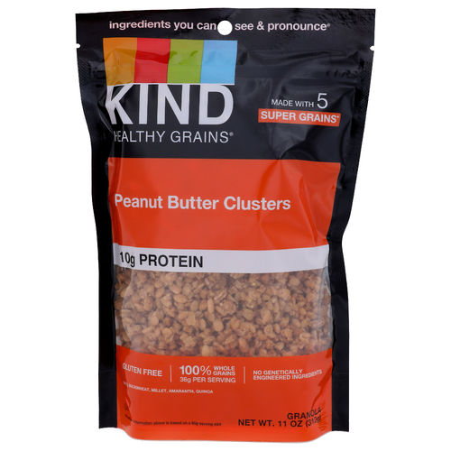 Kind Healthy Grains Peanut Butter Clusters Granola - 11 Ounce