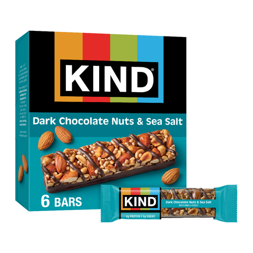 Kind Dark Chocolate Nuts & Sea Salt - 1.4 Ounce - 6 Count Image 1 of 3