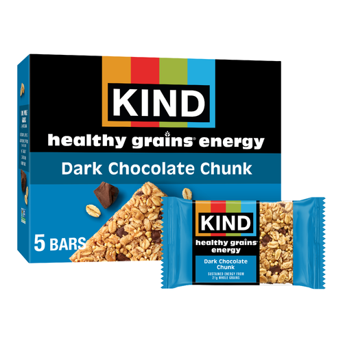 Kind Health Grains Energy Dark Chocolate Chunk - 1.4 Ounce - 5 Count Image 1 of 3
