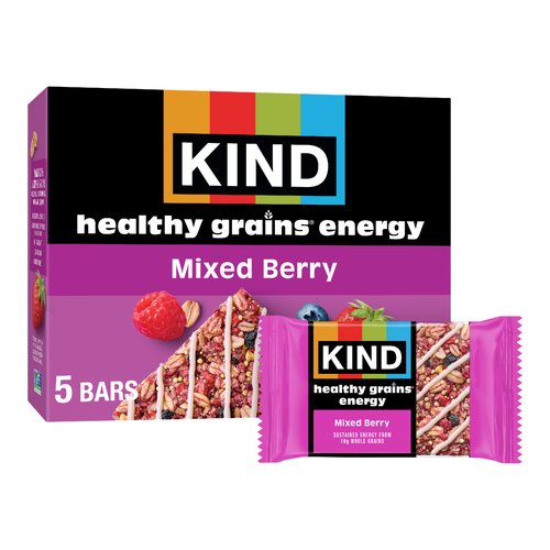 Kind Health Grains Energy Mixed Berry - 1.4 Ounce - 5 Count Image 1 of 3