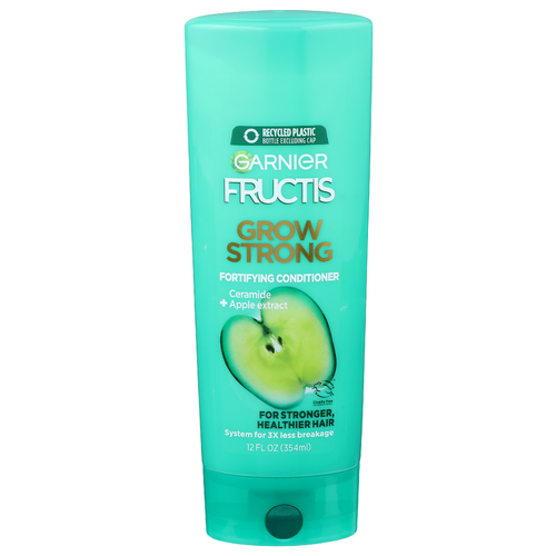 Garnier Fructis Ceramide + Apple Extract Grow Strong Fortifying Conditioner - 12 Fluid Ounce