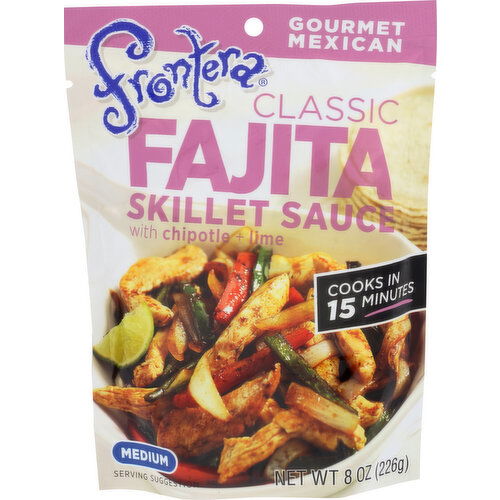 Frontera Classic Fajita Skillet Sauce Medium - 8 Ounce