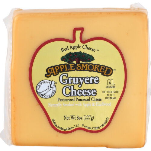 APPLE SMOKED Gruyere Bar - 8 Ounce