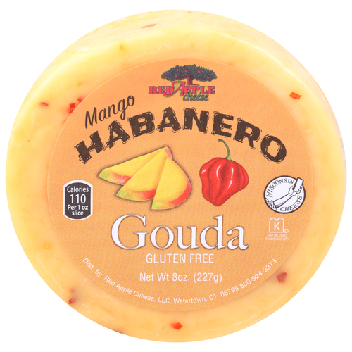 RED APPLE CHEESE Gouda Mango Habanero - 8 Ounce