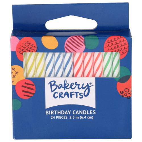 Bakery Crafts Birthday Candles - 24 Count