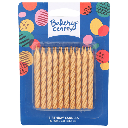 Bakery Crafts Birthday Candles - 20 Count