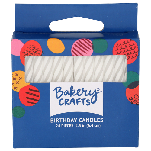 Bakery Crafts Carfts Birthday Candles - 24 Count