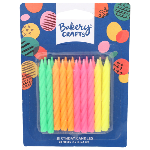 Bakery Crafts Birthday Candles - 20 Count