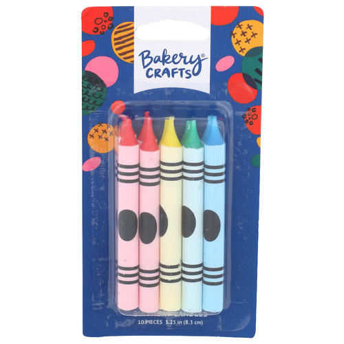 Bakery Crafts Birthday Candles - 10 Count