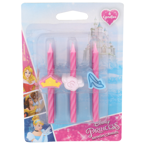 Disney Princess Birthday Candles - 6 Count