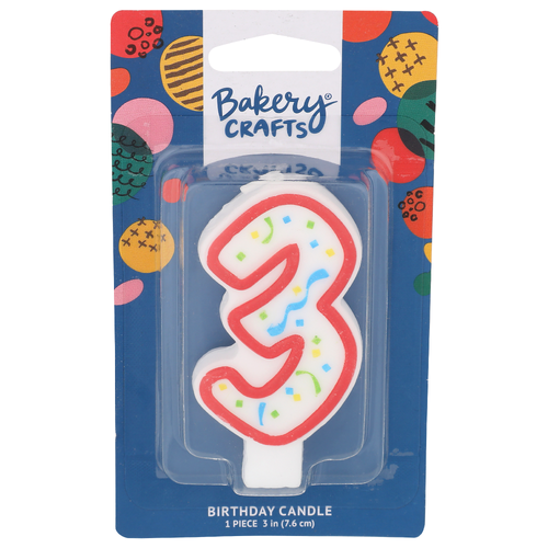 Bakery Crafts Birthday Candle - 1 Count