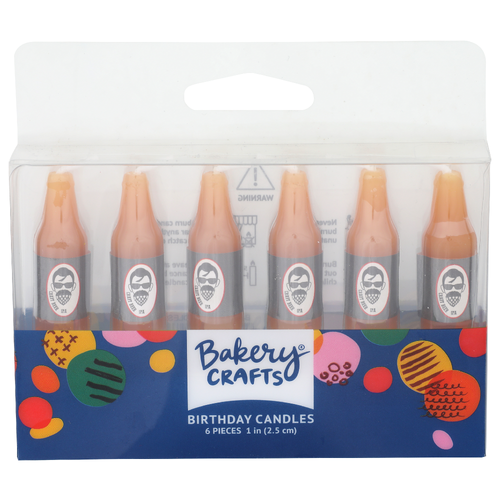 Bakery Crafts Birthday Candles - 6 Count