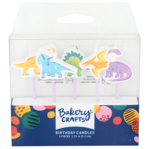 Bakery Crafts Birthday Candles - 5 Count