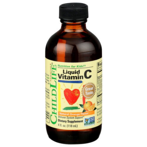 Childlife Essentials Vitamin C Liquid Orange - 4 Fluid Ounce