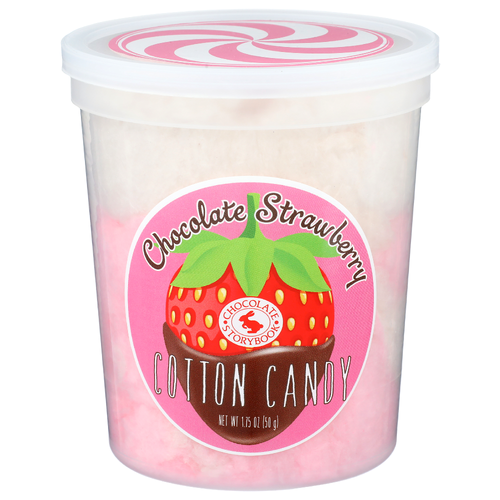 Chocolate Storybook Strawberry Cotton Candy - 1.75 Ounce