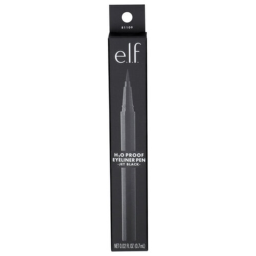 E.L.F. Jet Black E.l.f. H₂o Proof Eyeliner Pen - 0.02 Fluid Ounce