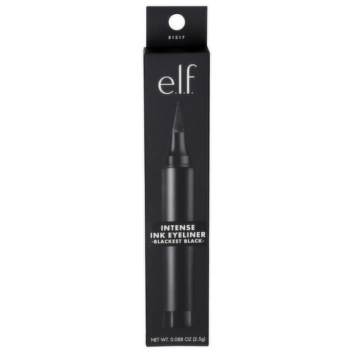 E.L.F. Blackest Black E.l.f. Intense Ink Eyeliner - 0.09 Ounce