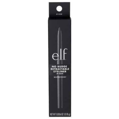 E.L.F. Black E.l.f. No Budge Retractable Eyeliner - 0.01 Ounce