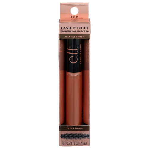 E.L.F. Deep Brown E.l.f. Volumizing Mascara - 0.23 Fluid Ounce