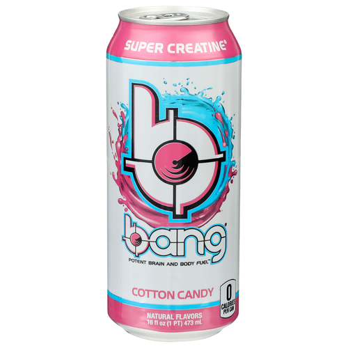 Bang Cotton Candy Potent Brain And Body Fuel - 16 Fluid Ounce