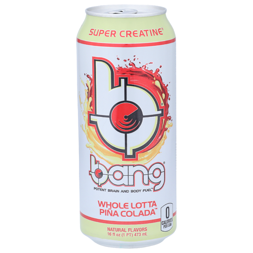 Bang Whole Lotta Piña Colada Energy Drinks - 16 Fluid Ounce Image 1 of 4