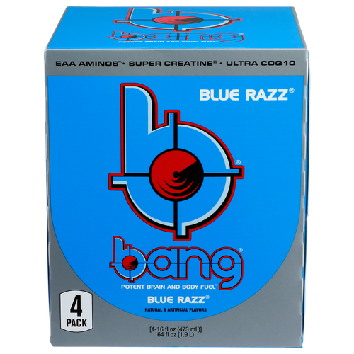 Bang Blue Razz - 16 Fluid Ounce - 4 Count