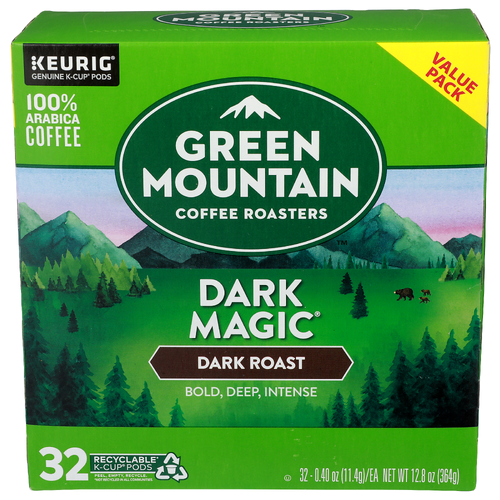 Green Mountain Coffee Roasters Dark Magic Roast - 0.4 Ounce - 32 Count
