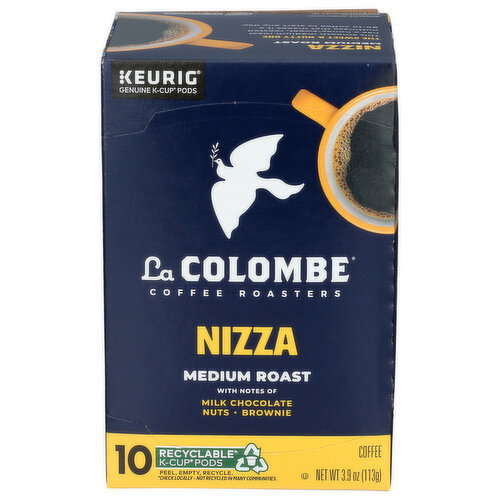 La Colombe Roasters Nizza Medium Roast K-Cup Coffee Pods - 0.39 Ounce - 10 Count Image 1 of 3