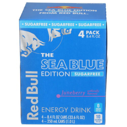 Red Bull Sea Blue Edition 4PK - 8.4 Fluid Ounce - 4 Count