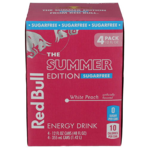 Red Bull Sugarfree Summer Edition 4PK - 12 Fluid Ounce - 4 Count