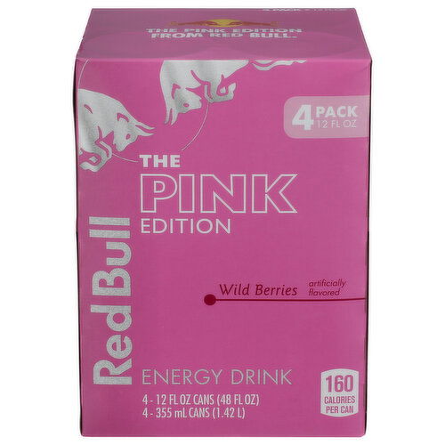Red Bull Pink Edition 4PK - 12 Fluid Ounce - 4 Count
